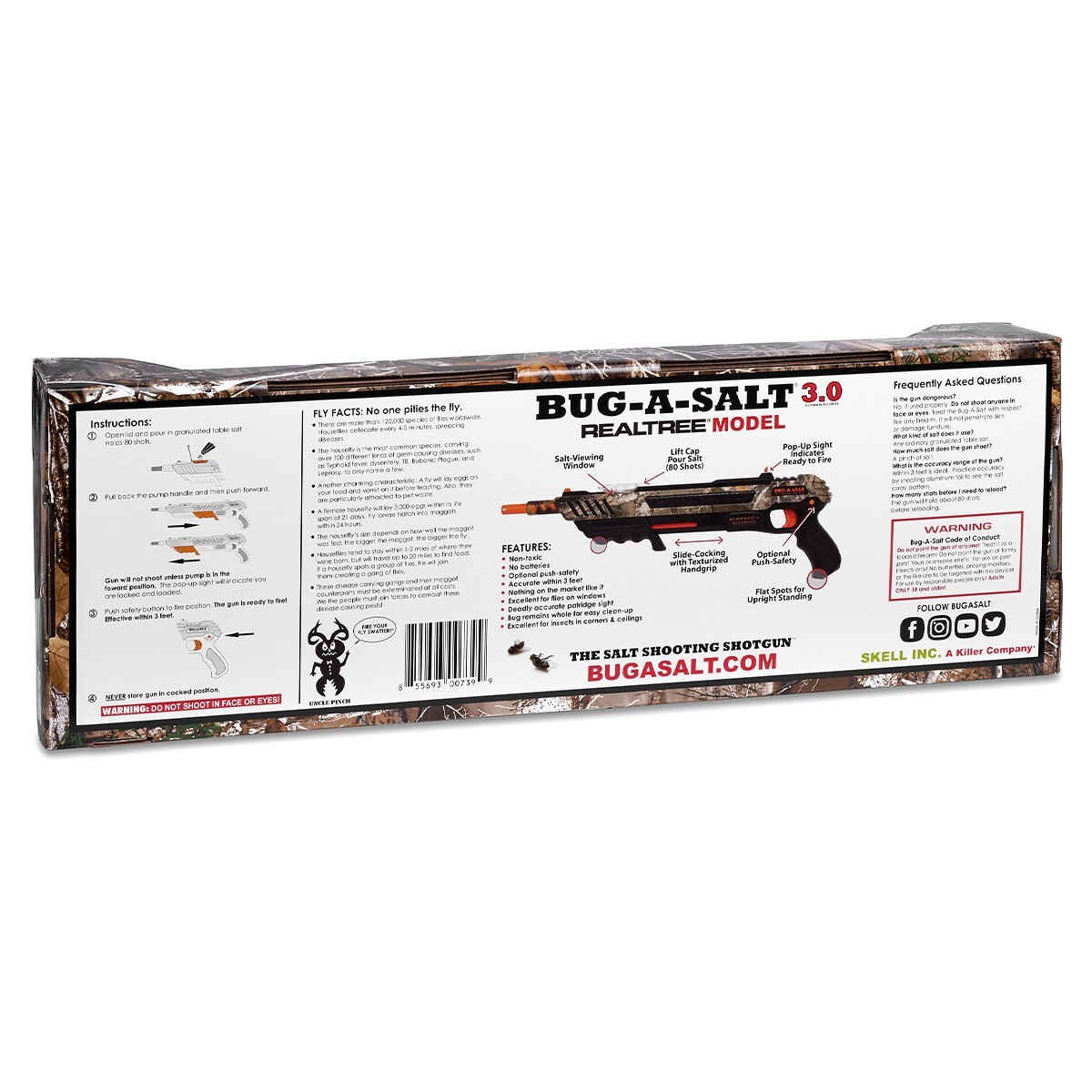 NEW BUG-A-SALT Limited Edition Realtree Camo 3.0