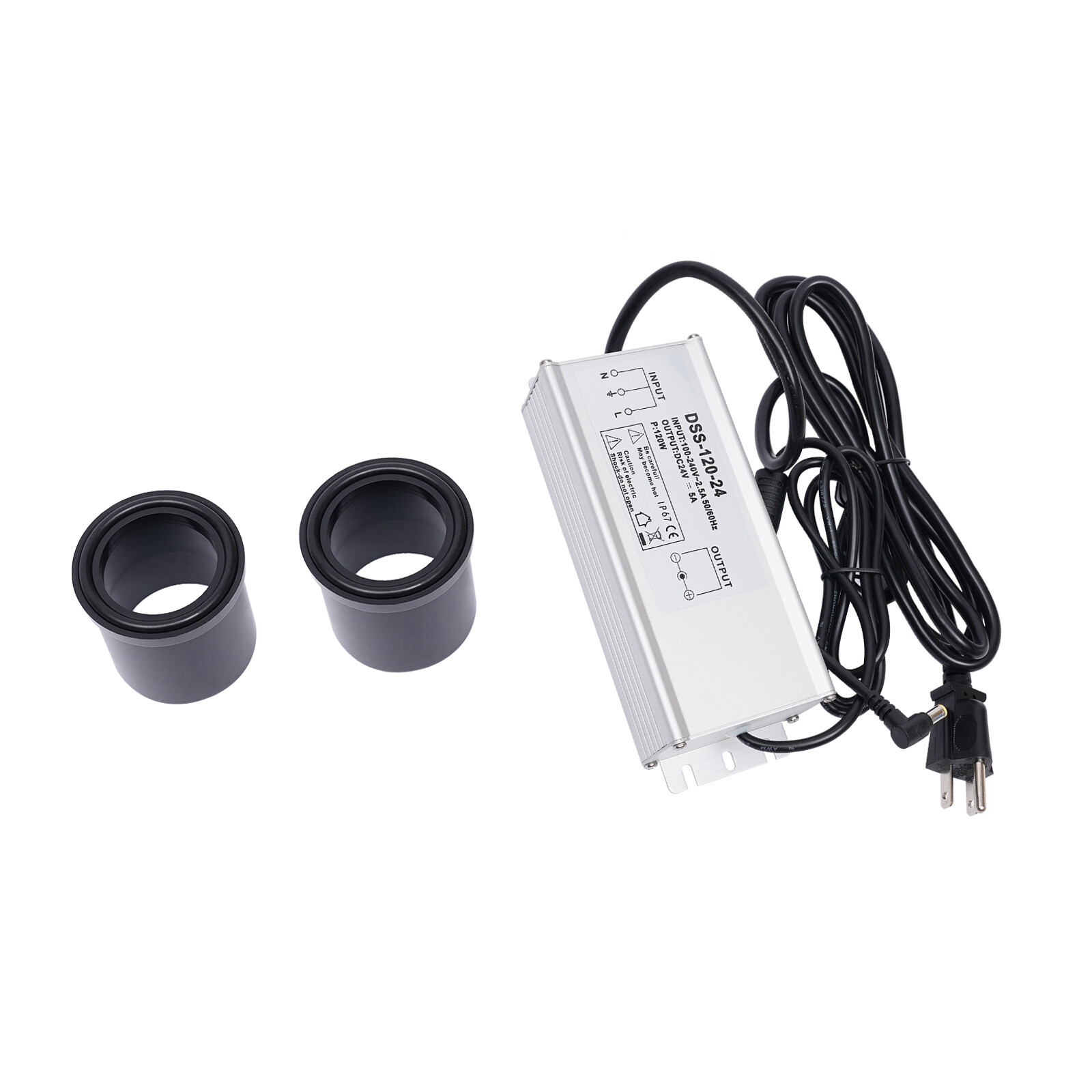 120W Salt Water Chlorine Generator LED Electrolytic Salt Disinfection Machine US