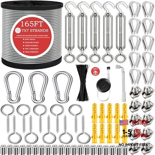 1/8″ Stainless Steel Cable,1/8″ Wire Rope,M5 50M Wire Rope 1/8 Wire Rope