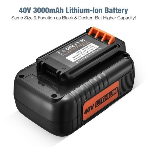 1-2Pack for Black and Decker 40V 40 Volt Max Lithium ion Battery LBX2040 LBXR36
