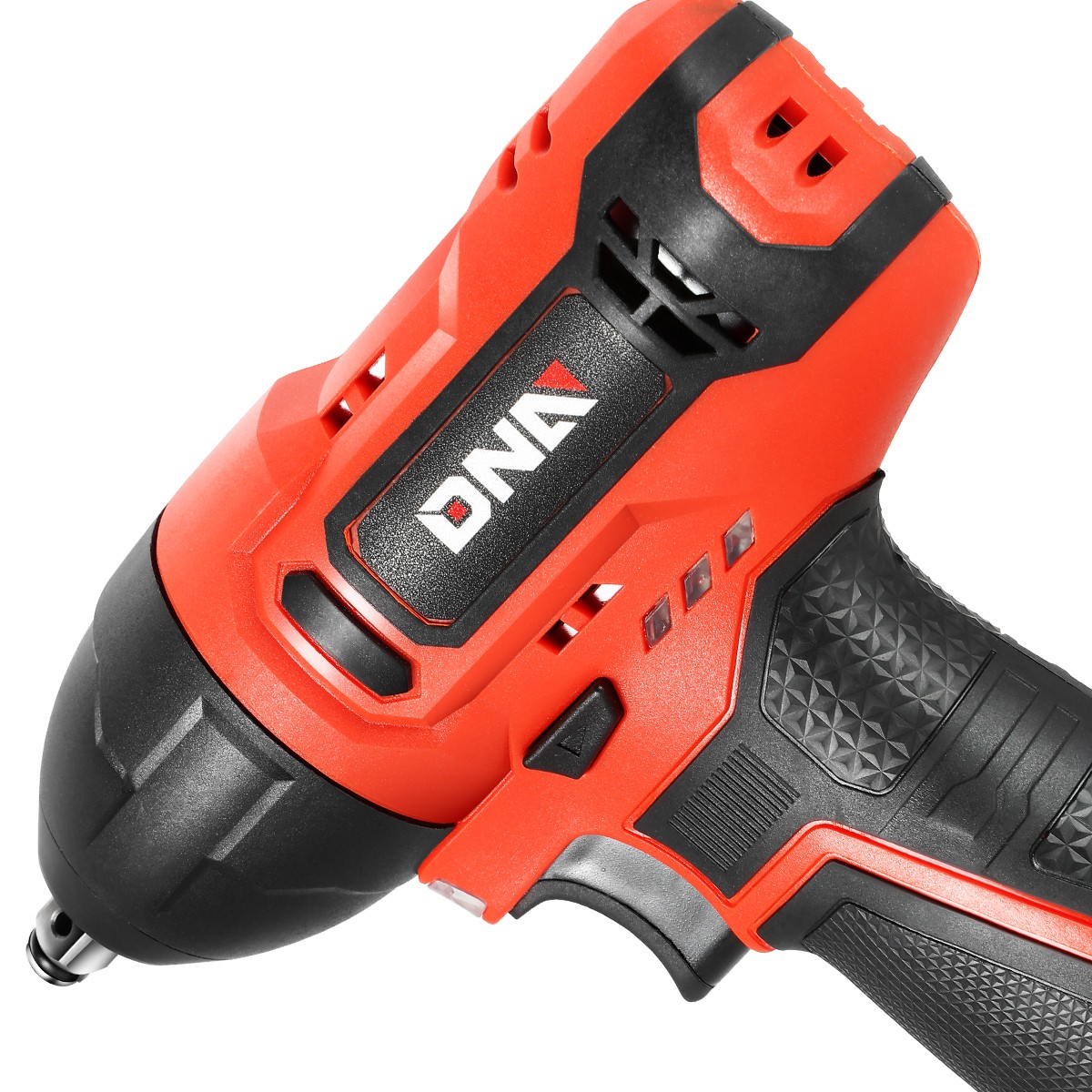 DNA Motoring 3/8” Chuck 12V Speed 2700/min Cordless Electric Ratchet Wrench Red