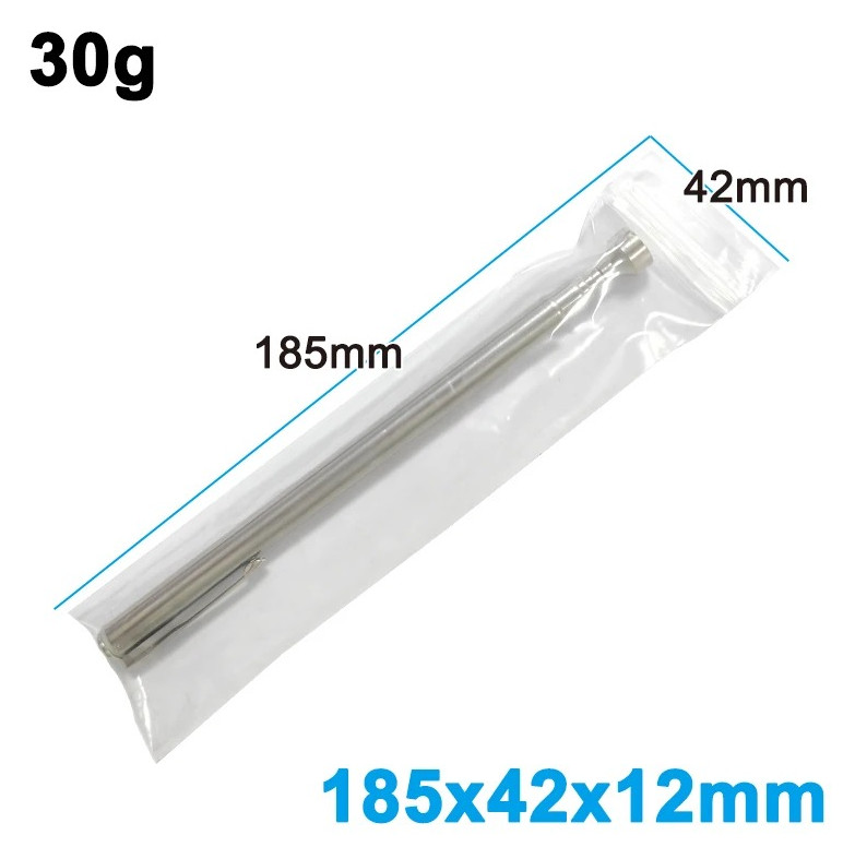 1pc Silver Magnetic Pickup Tool Retractable Rotatable Pen Clip Magnet Rod – NEW