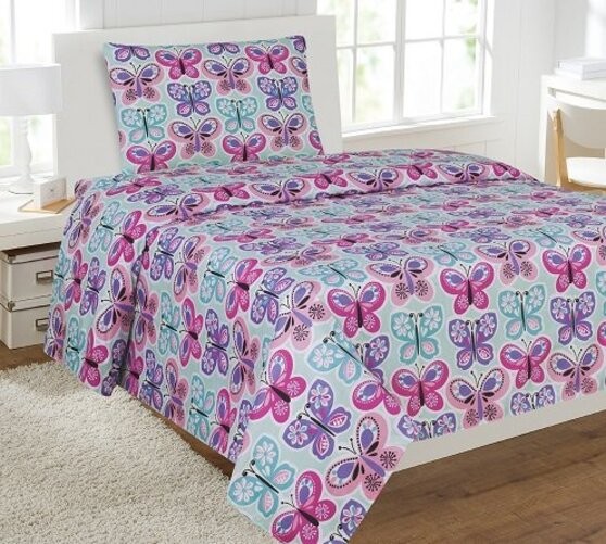 Fancy Collection Butterfly Blue/Turquoise Purple Lavender Girls/Teens/Adults