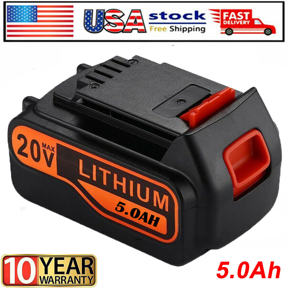 20V Matrix Lithium Battery 5000mAh For Black & Decker 20 Volt LBXR20 LB2X4020