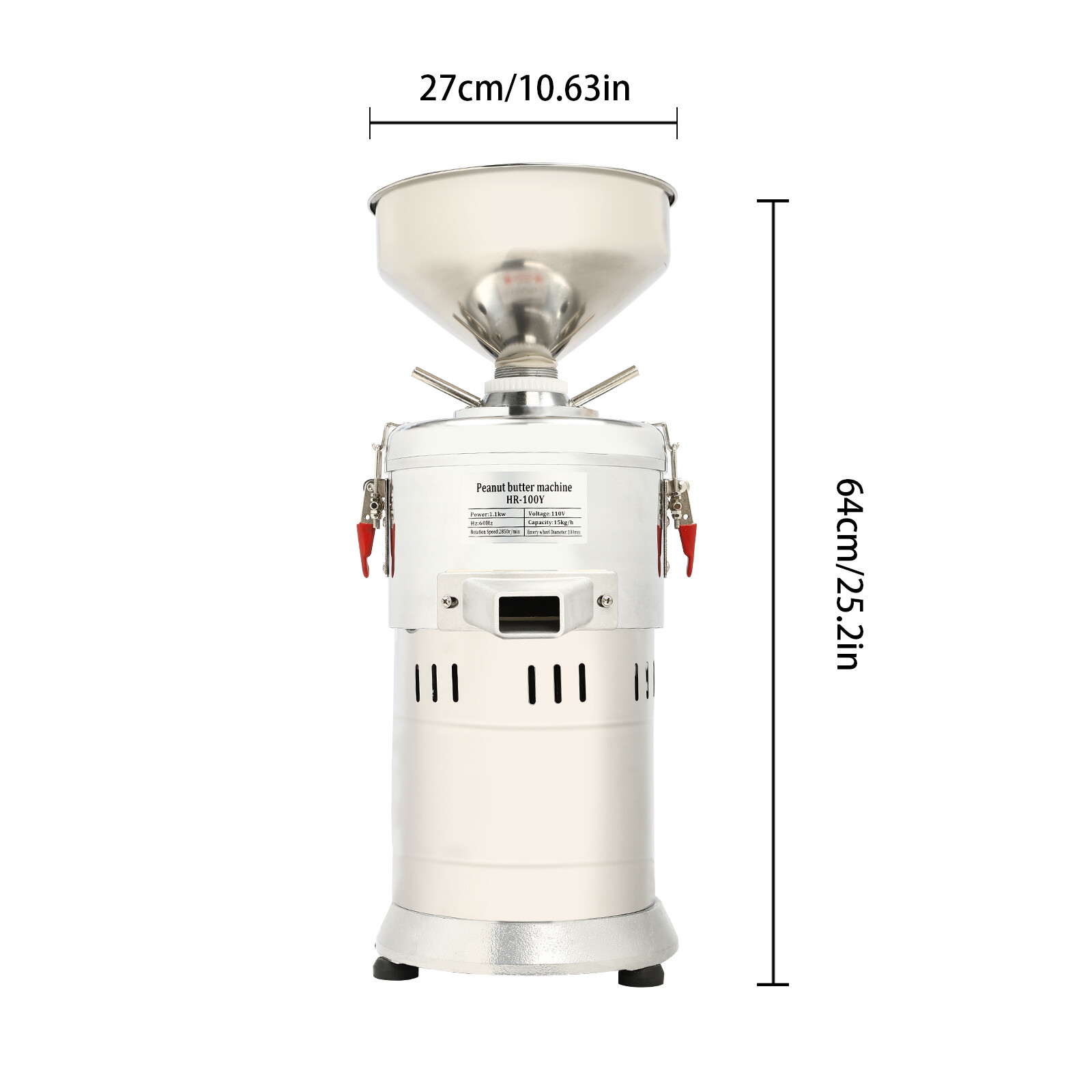 1100W Electric Peanut Butter Machine Grinder Household Nut Maker Grinding