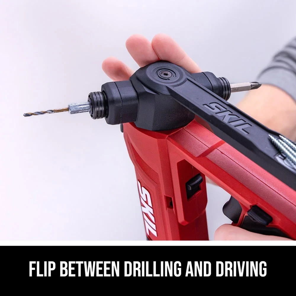 SKIL 12V / 20V PWRCORE Brushless Flip Drill – New in Box – Tool only.