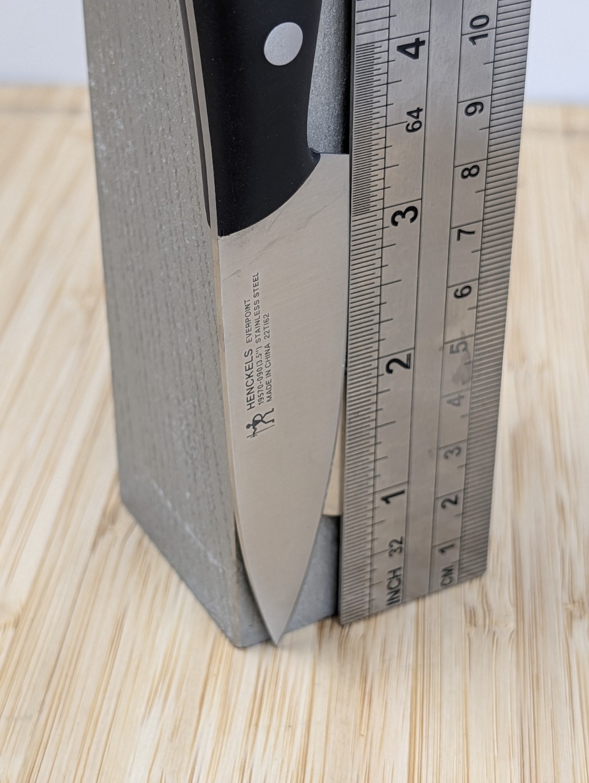 Henckels EVERPOINT 3.5in PARING Knife, Straight-Edge, Stainless Steel, 19570-090