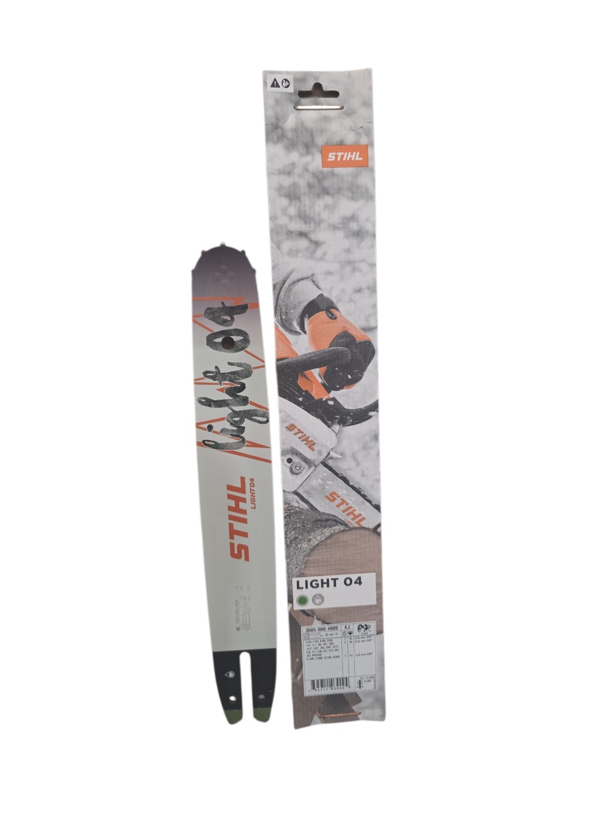 NEW OEM STIHL LIGHT 04 / 3005 000 4809 BAR 35CM , 14IN 1.3mm