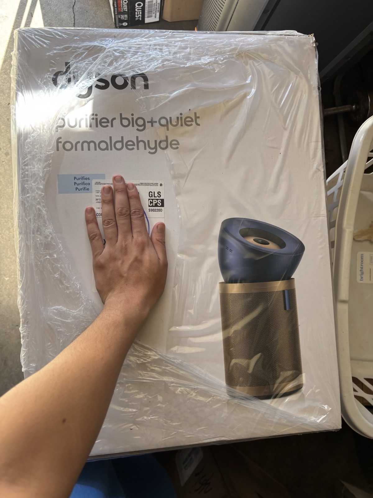 Dyson Purifier Big + Quiet Formaldehyde BP04 Prussian Blue/Gold