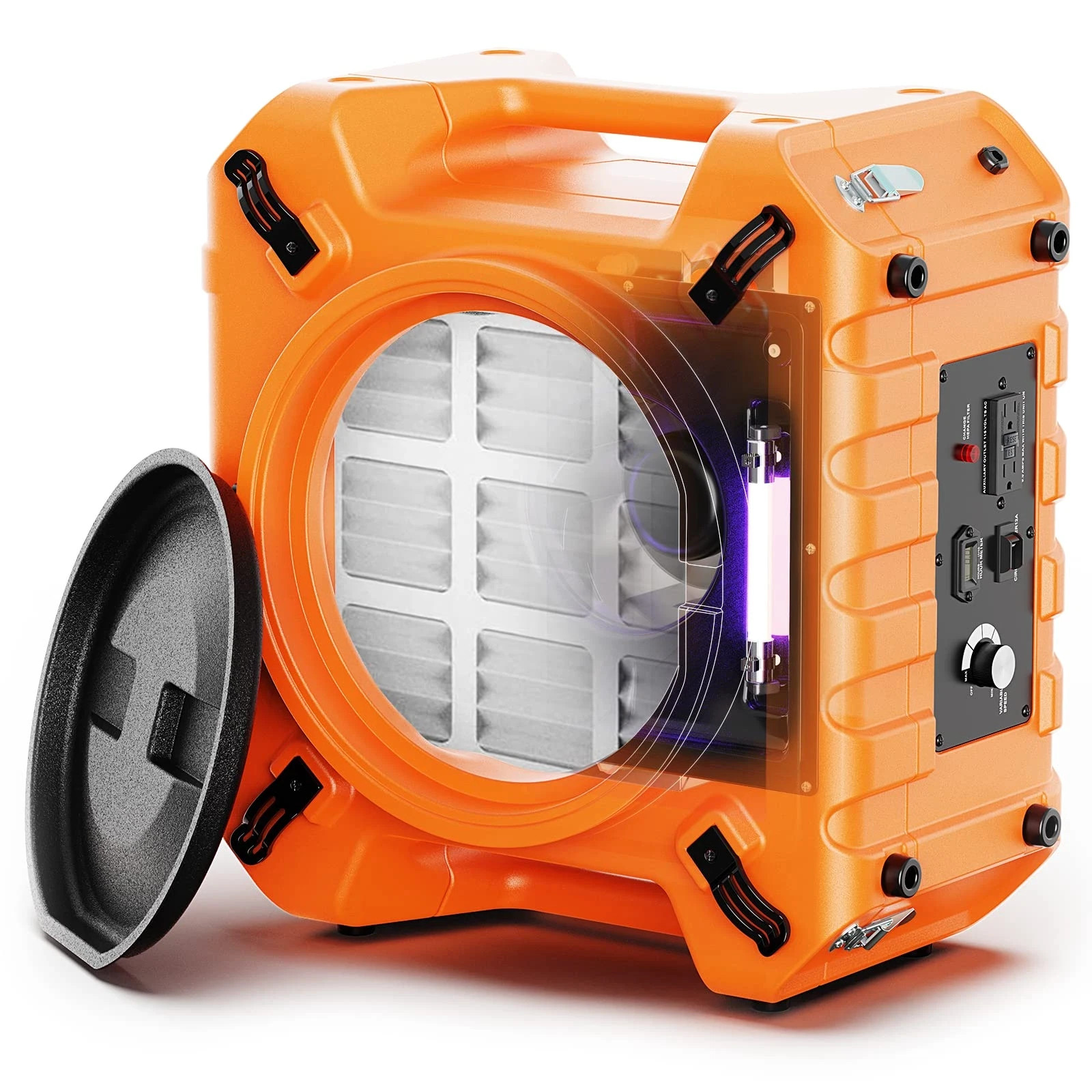 ALORAIR HEPA 750CFM Air Scrubber UV-C Construction House Renovation Air Purifier