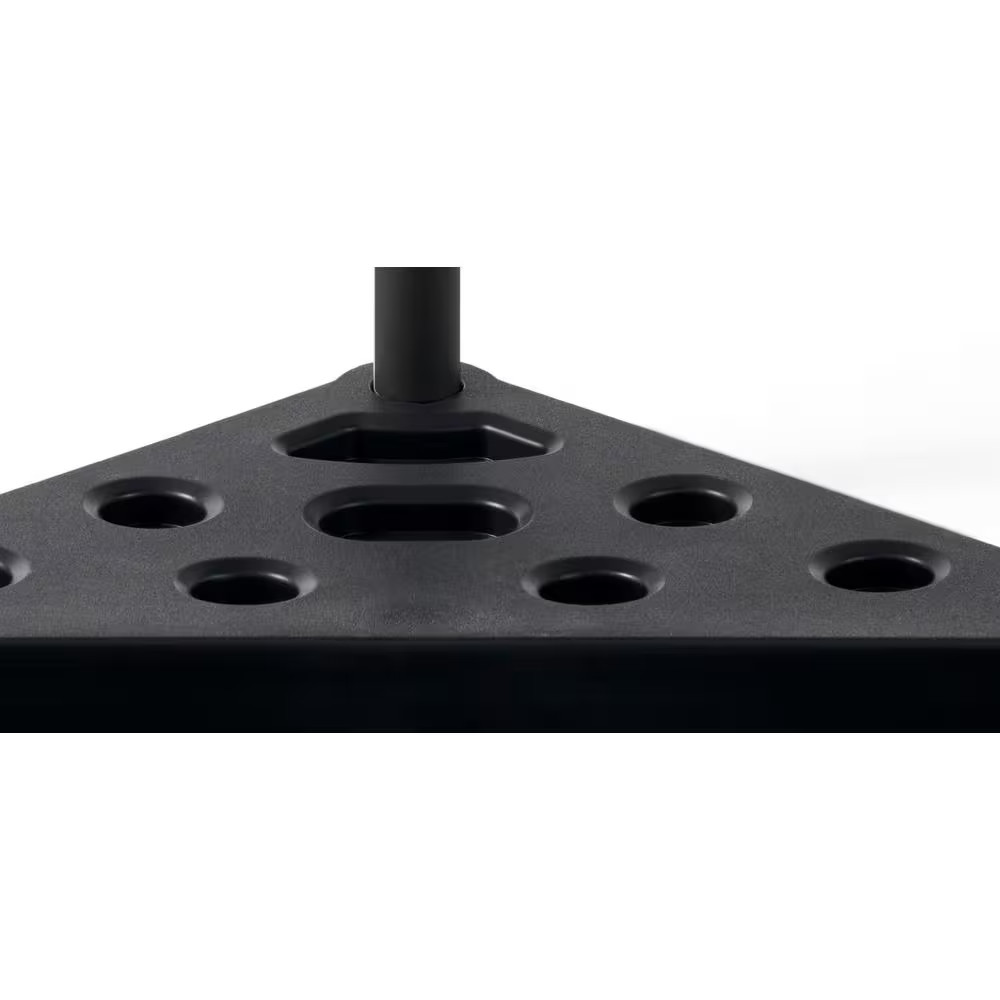 22 In. W X 21 In. H Shed Accessory Kit Compact Corner Tool Rack Black