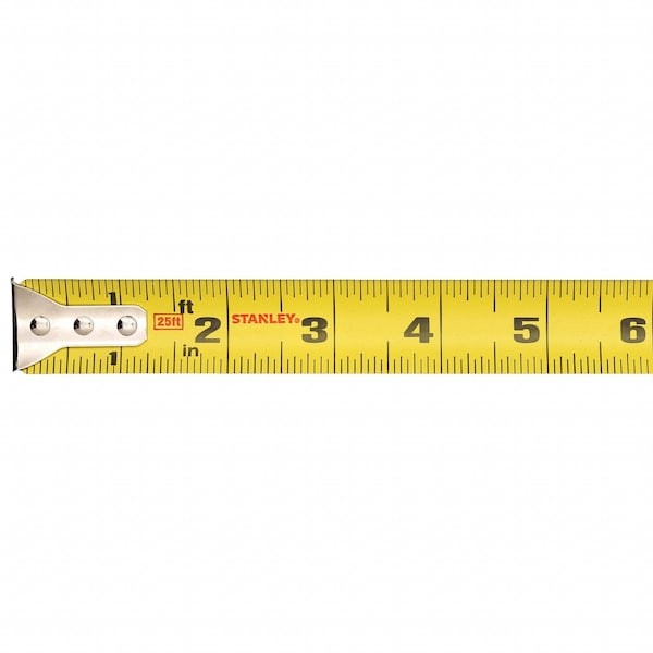 Stanley 16 ft & 25 ft Tape Measure, 3/4 in Blade, ABS Plastic Case-Free Shipping