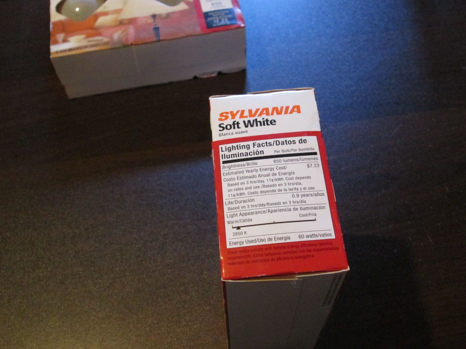 Sylvania 60W Soft White Light Bulbs 4-Pack Lot of 4 Total