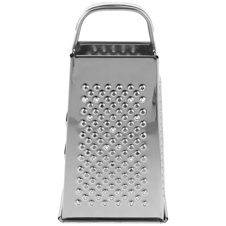 Kitchen Stainless Steel 4-Sided Box Food Grater Vegetable Cheese Slicer Shredder