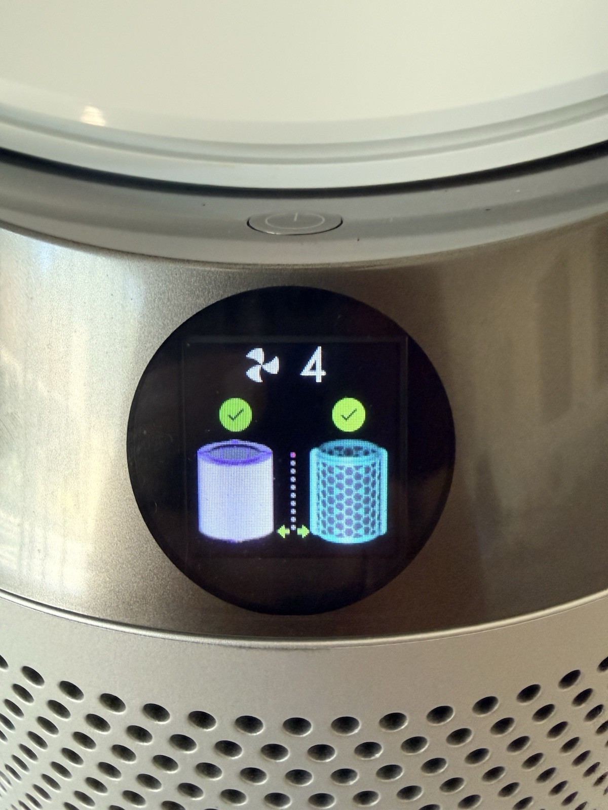Dyson Pure Cool Tower True HEPA Air Purifier Fan w/Remote Wi-Fi White/Silver DP0
