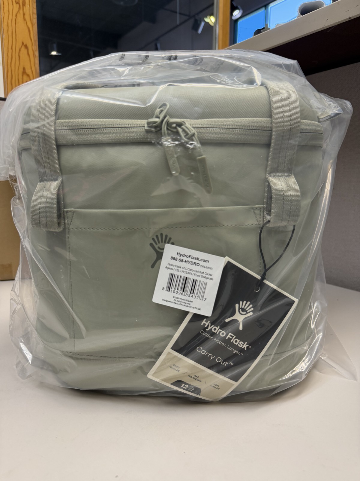 Hydro Flask 12 Liter Cooler Carry Out Agave Green