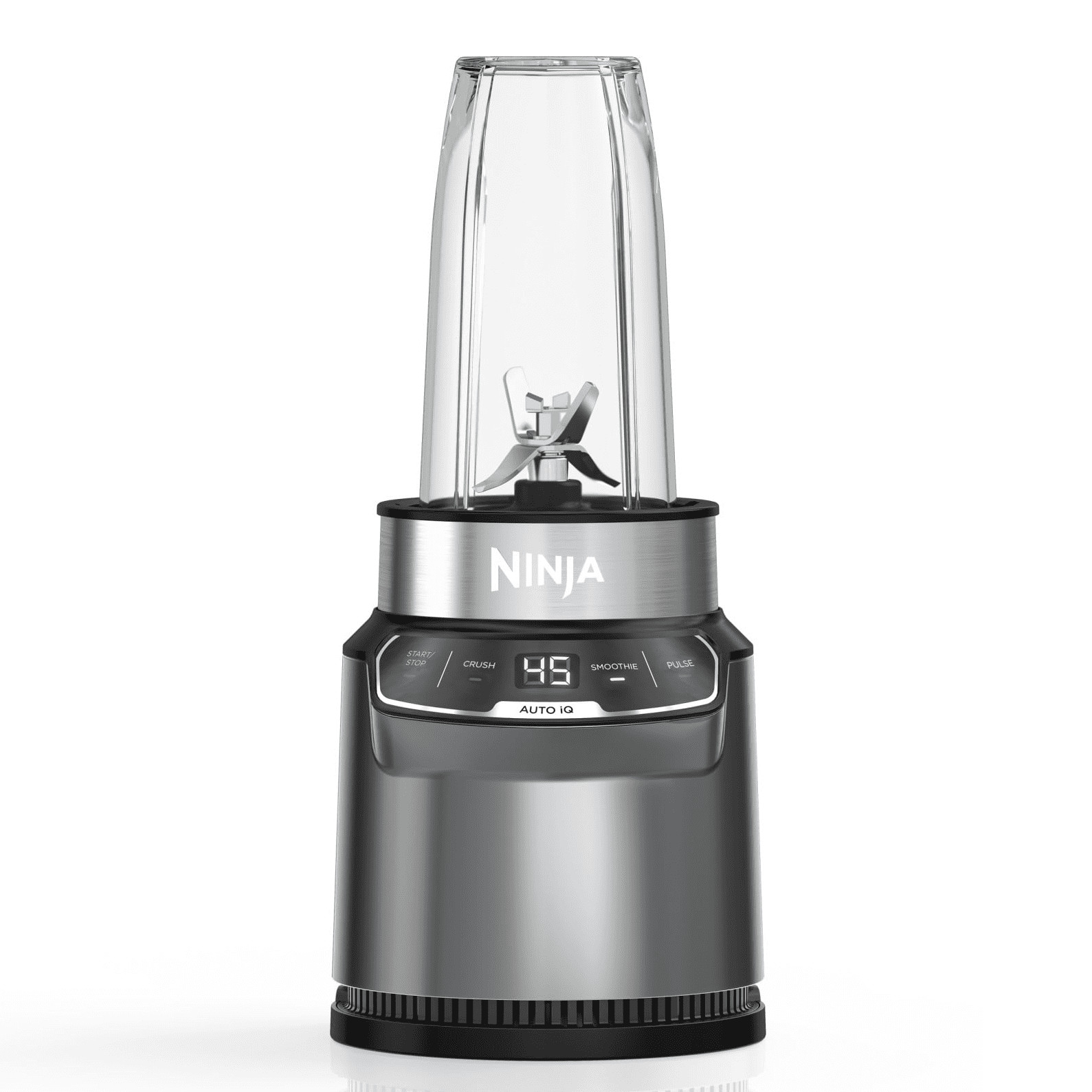 Ninja Nutri Pro Compact Personal Blender, 18Oz and 24-Oz To-Go Cups & Spout Lids