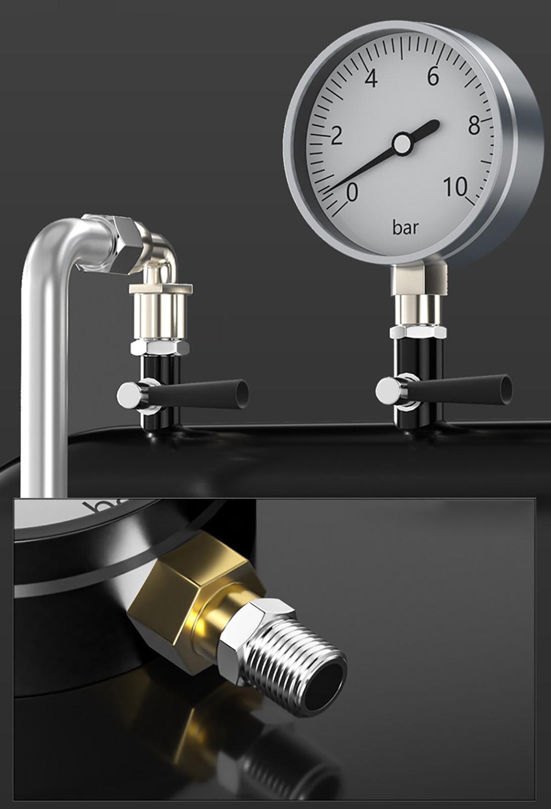 Straight BSP Male to Male Nipples Equal Male Full Range Bsp Stainless Steel 304