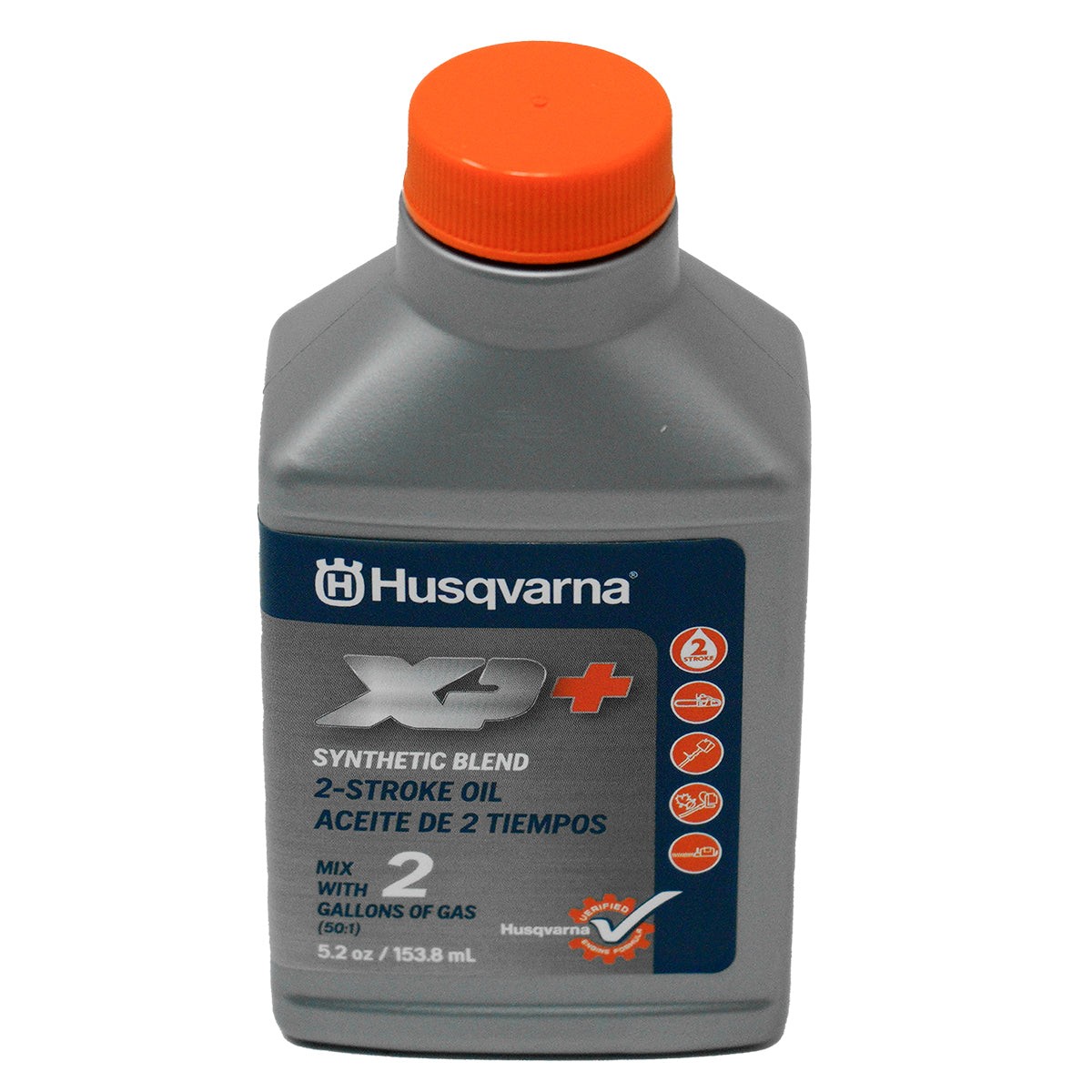 Husqvarna 24 Pack of 5.2 oz XP+ Sythetic Blend 2-Stroke Oil – 593152302-24PK
