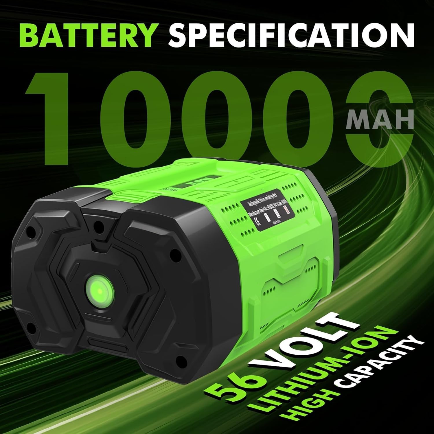 Genuine EGO POWER+ BA2800T 56V 10.0 Ah Lithium 12Ah Battery Upgrade Fuel Gauge