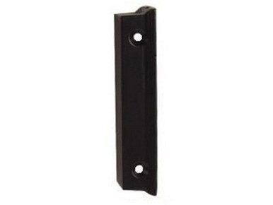 4″ Iron Rim Lock Replacement Catch, Cast Iron wBlack Powder Finish, AJ-H104 BPC