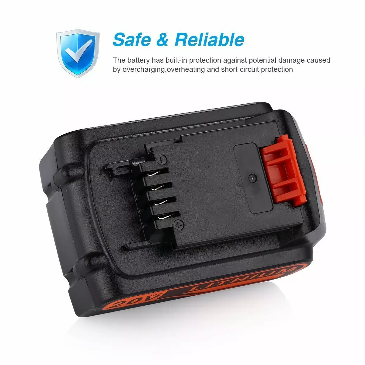 20V Matrix Lithium Battery 5000mAh For Black & Decker 20 Volt LBXR20 LB2X4020
