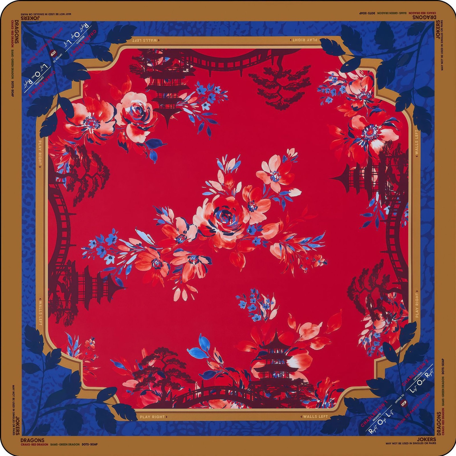 American Mahjong Diatomite Table Mat Non Slip Silent Rubber Base