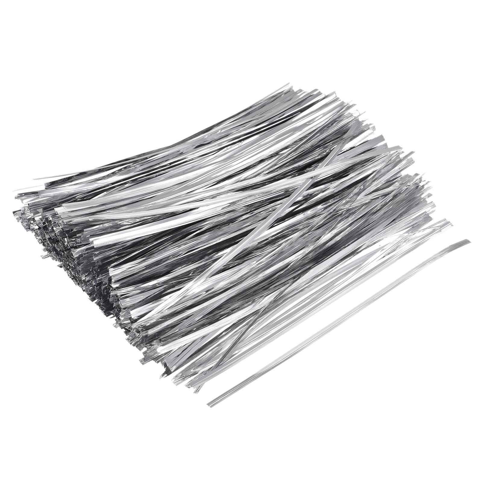 Metallic Foil Twist Ties 7″ for Bread, Candy, Gift Bags & Crafts 750 Pack