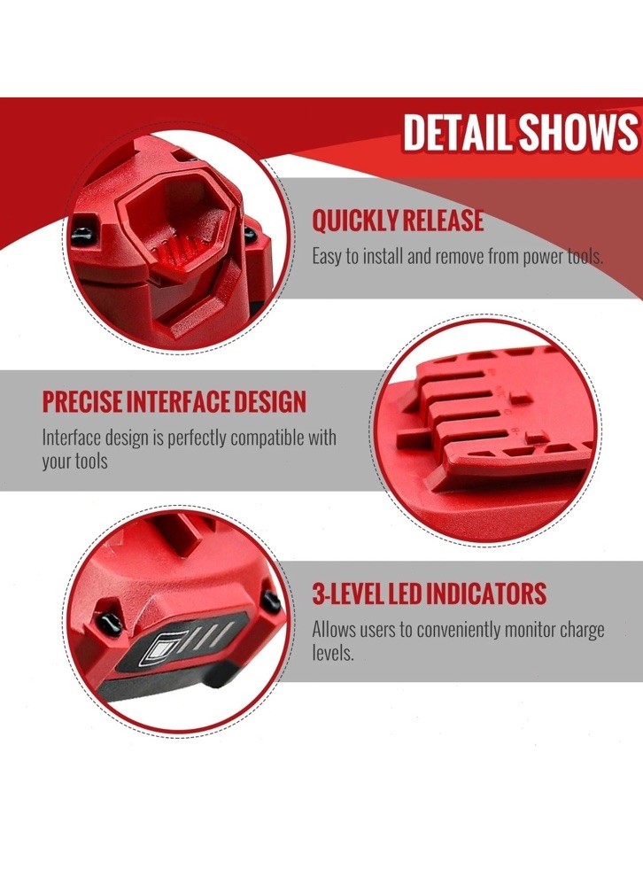 2PACK 20V 4.0AH For Craftsman 20 Volt MAX Li-ion Battery CMCB204 CMCB202 CMCB201
