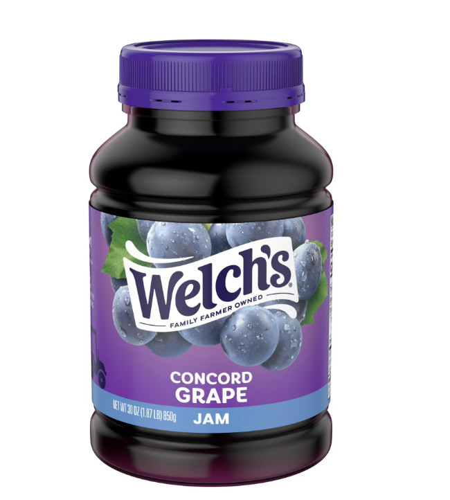 (2 pack) Welch’s Concord Grape Jam, 30 oz Jar…