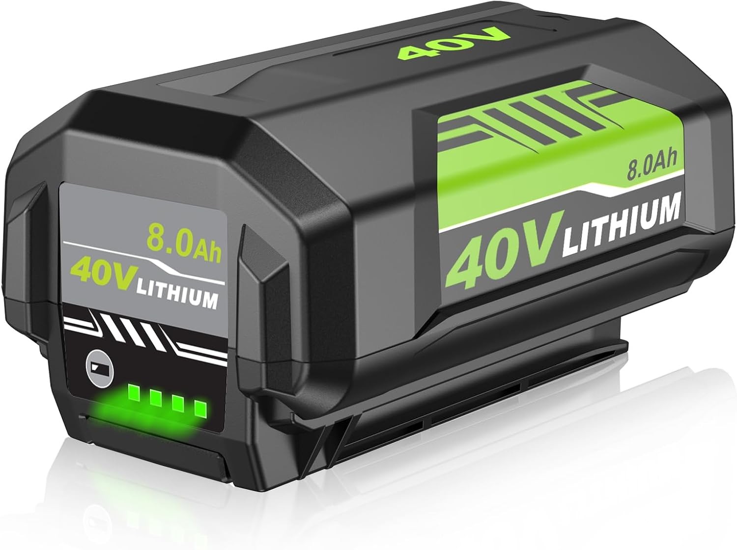2Pcs 40V 8.0Ah Battery for Ryobi 40 Volt with LED Lithium OP40602 OP4050 OP40261