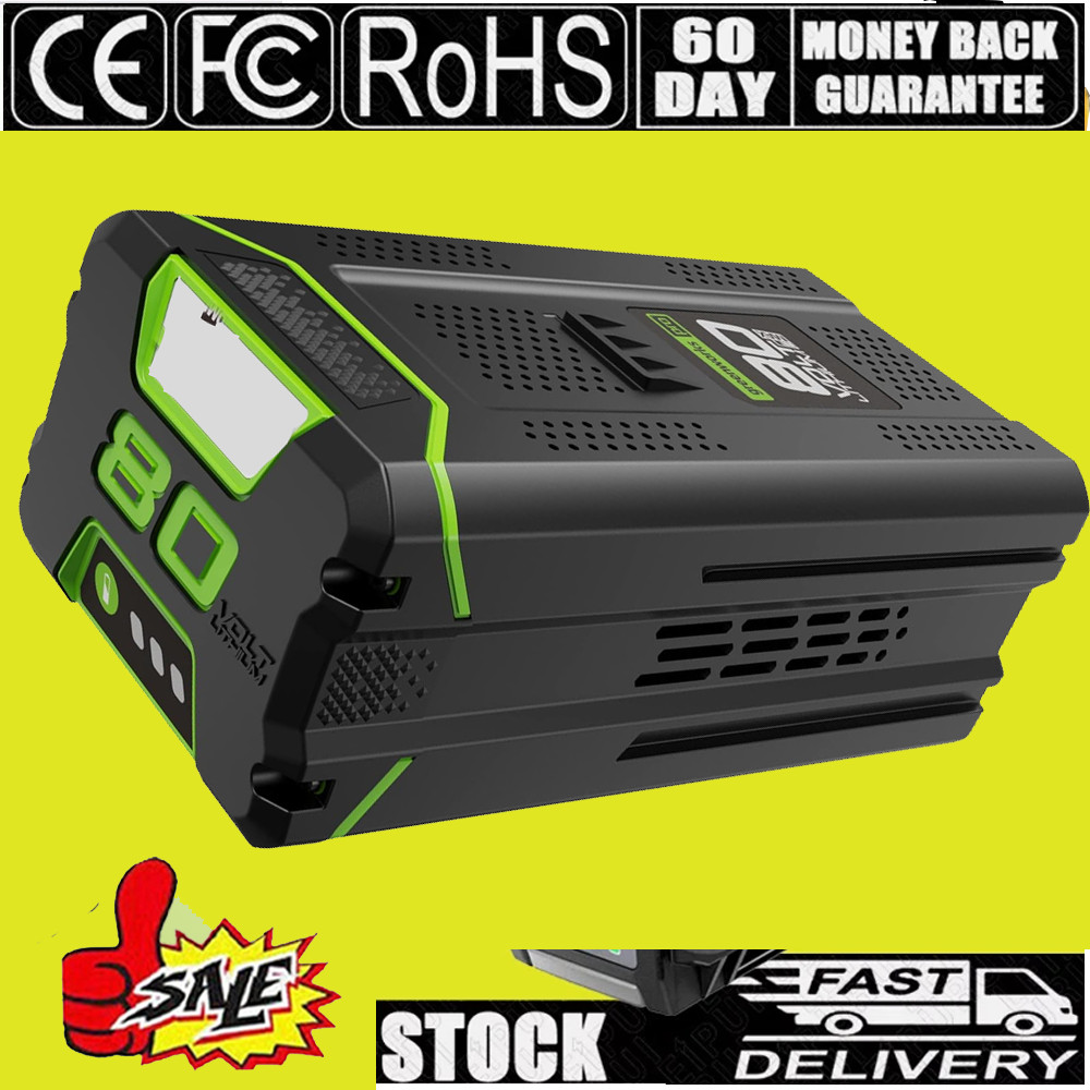 FOR Greenworks 80V Lithium Ion 5.0Ah Rechargeable Li-ion Battery BAB727 GBA80200