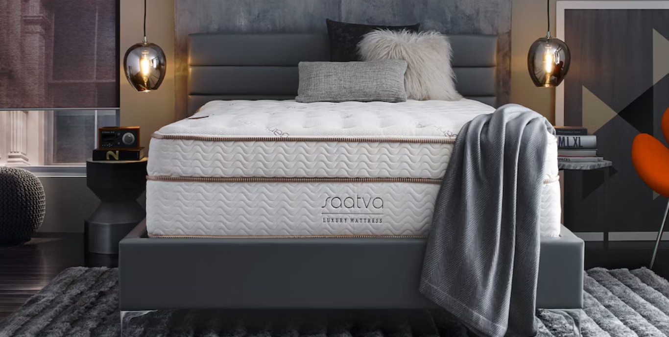 Saatva Classic Organic Cotton USA Made Mattress (14.5″- LUXURY FIRM)