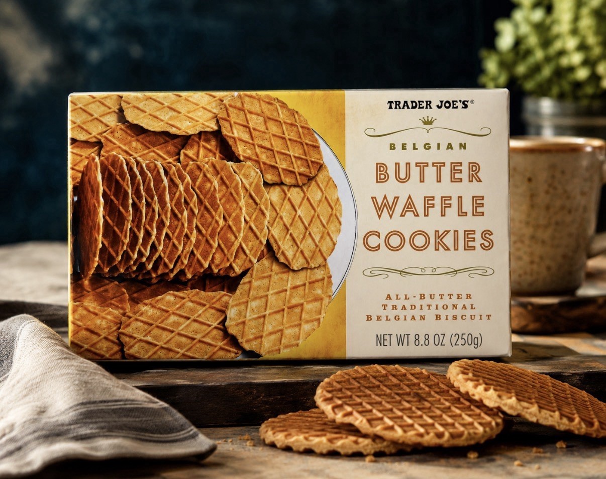 2X Packs Trader Joe’s Belgian Butter Waffle Cookies 8.8 oz Each Pack