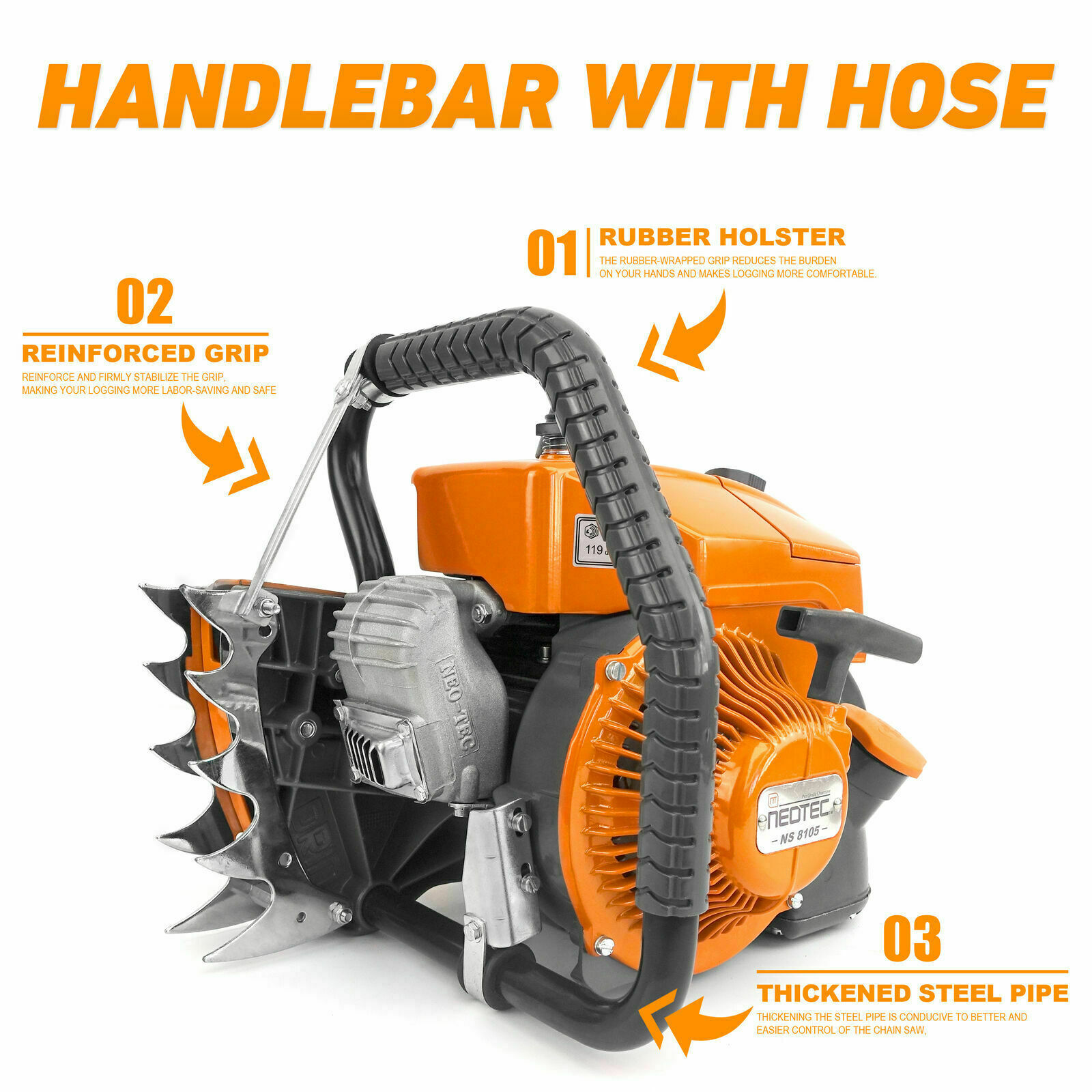 105cc Gas Chainsaw Power Head Compatible with 070 G070 For Chainsaw Mill No Bar