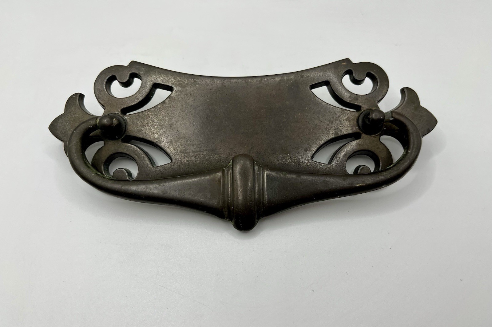 6 Vintage Large BPC 14045 Brass Chippendale Bail Pull Drawer Handles Victorian