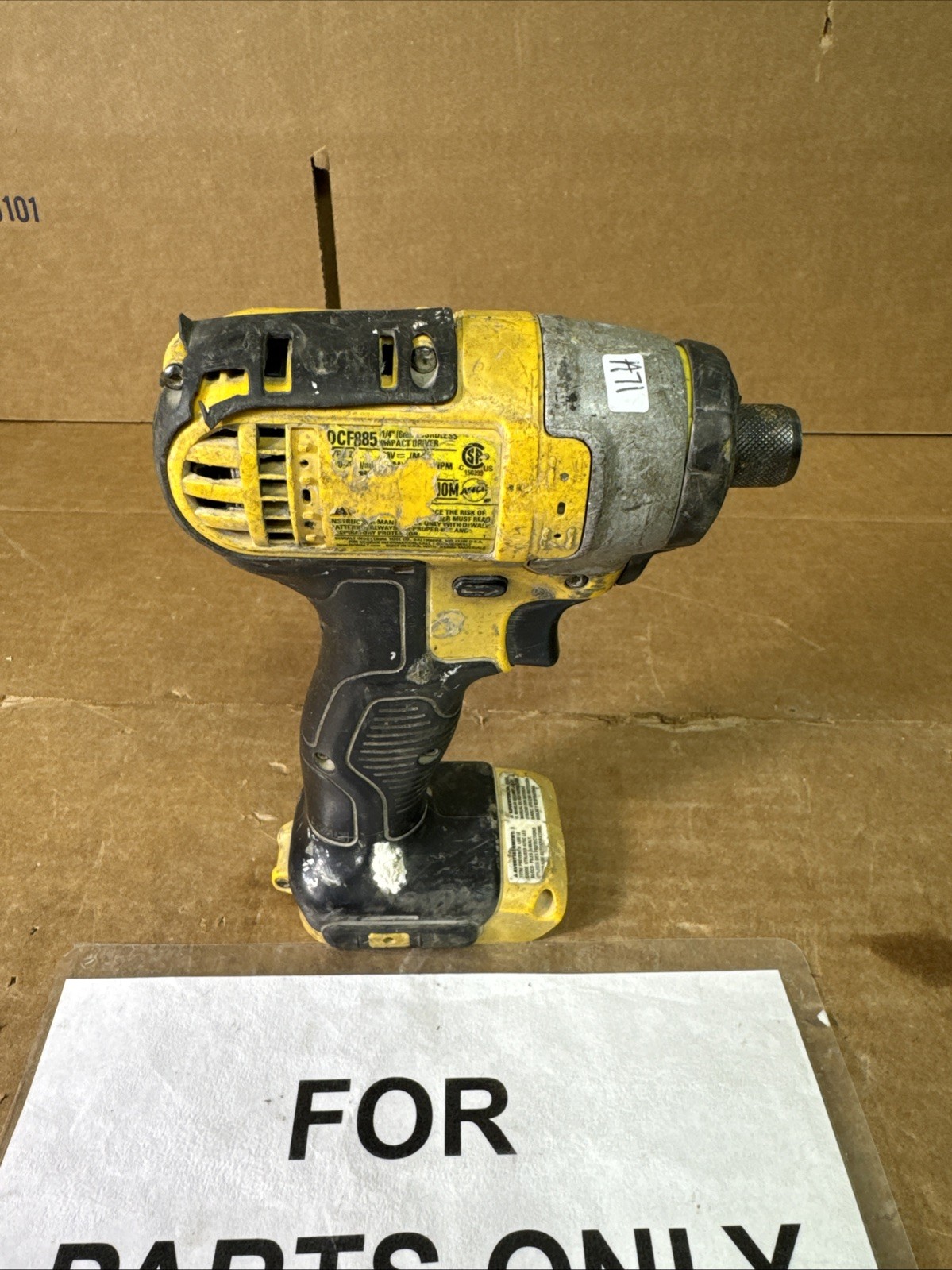 DeWALT DCF885B 20V 20 Volt MAX Lithium Ion 1/4″ Cordless Impact Drill Driver A71
