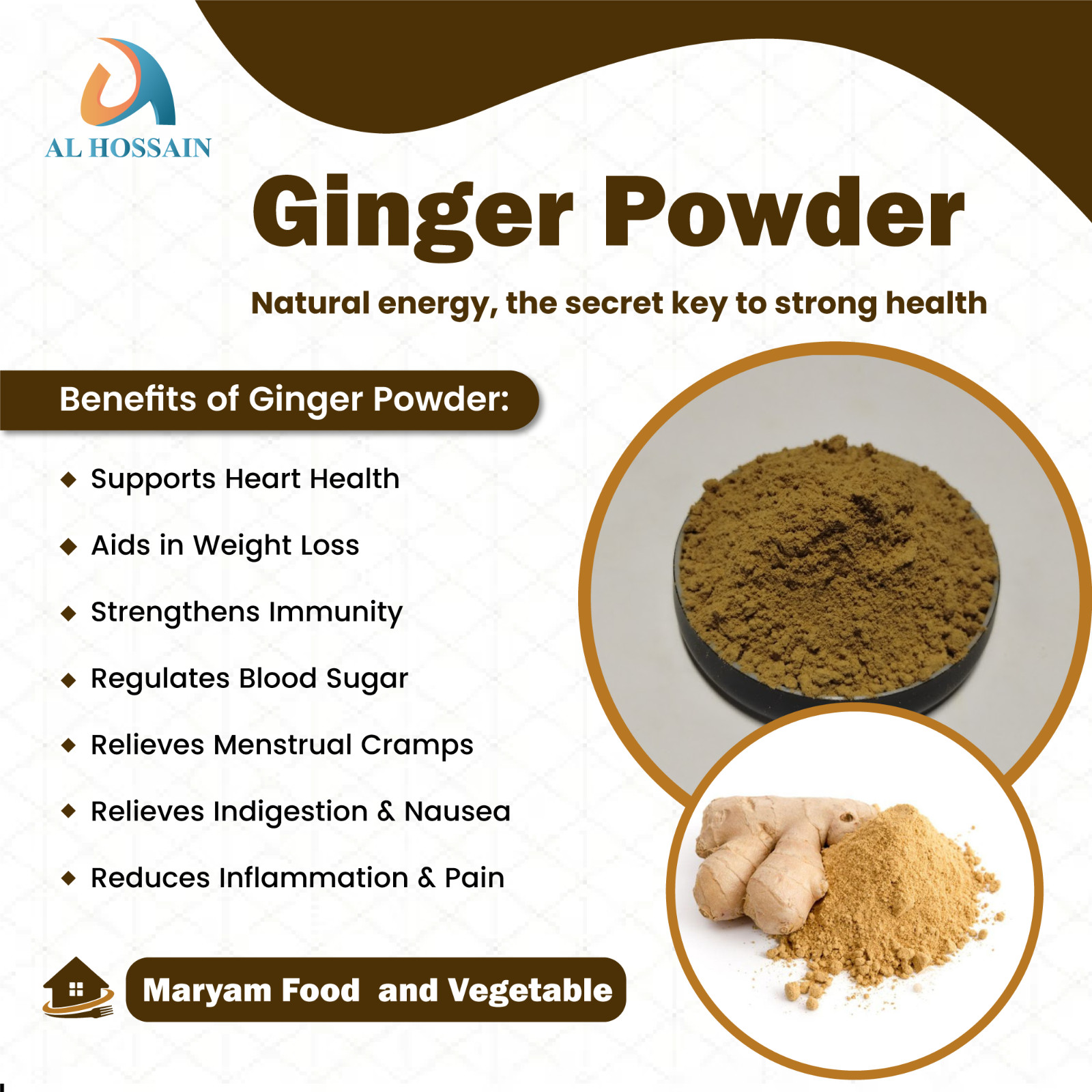 Ginger Powder 250g / 5kg Bulk | Ground Ginger Spice for Cooking, Baking & Tea