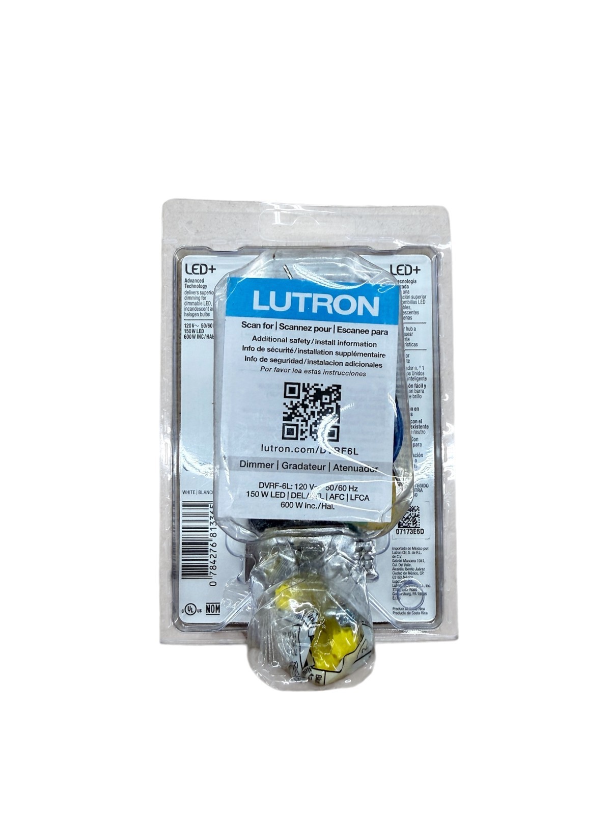 10 PCS Lutron Caseta Diva Smart Dimmer Switch DVRF-6L-WH-R White 150W LED/600W