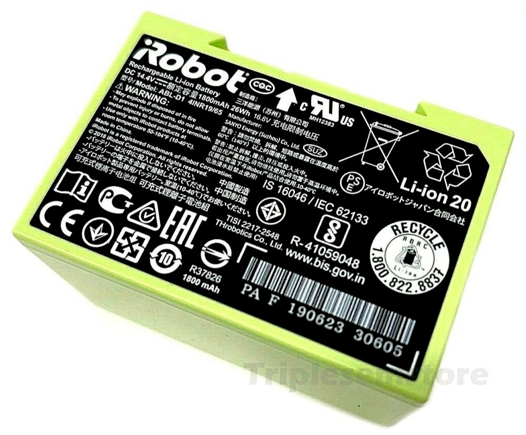 New Original iRobot Roomba j7 j7+ / Plus Rechargeable Lithium Ion Battery ABL-D1