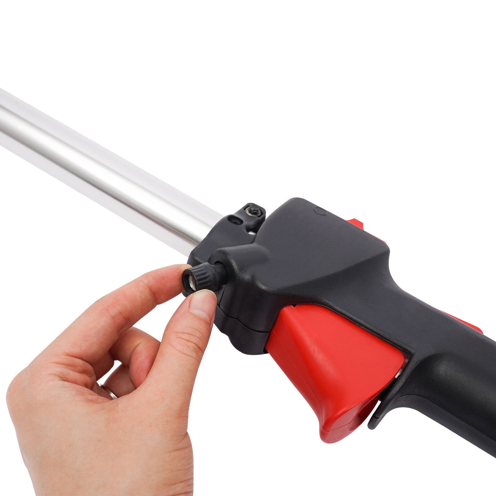 31CC 4-stroke Backpack Gas Garden Brush Cutter Grass Trimmer Lawn Mower+Pumping