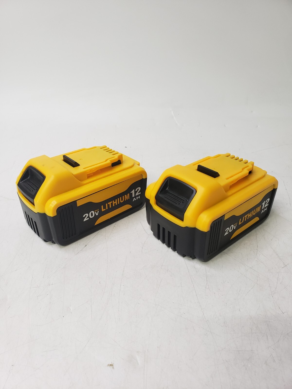 Lot of 2 FOR DEWALT 20V 12.0 AH Lithium-Ion Rechargeable Battery