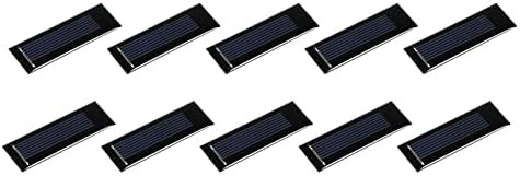 MECCANIXITY Mini Solar Panel Cell 0.5V 160mA 0.08W 53mm x 18mm for DIY Electric