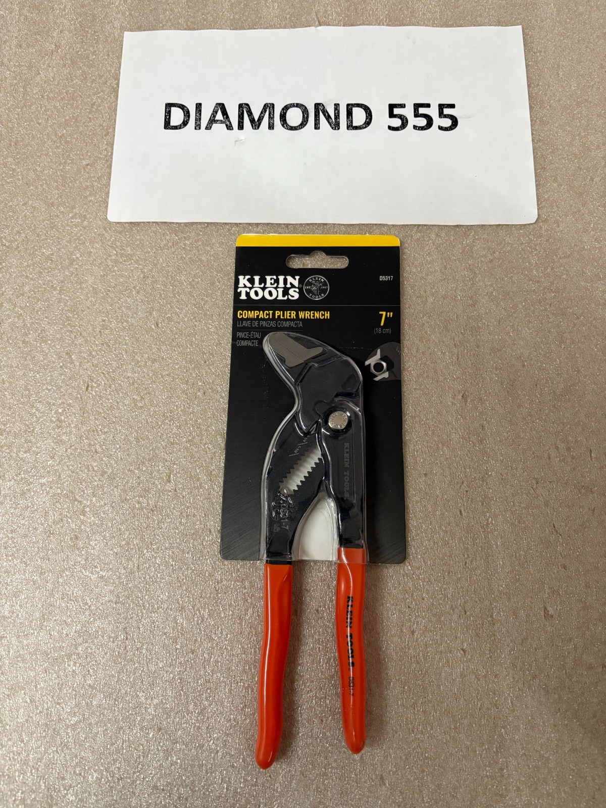 Klein Tools D5317 Compact Plier Wrench, 7″ | 0610