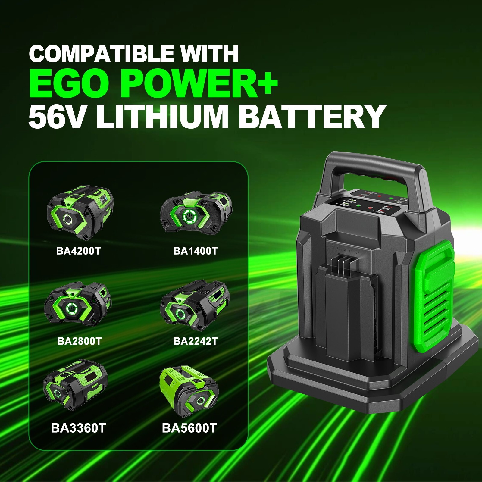 CH2800D For EGO battery charger Fit for All EGO POWER+ 56V ARC Lithium Batteries