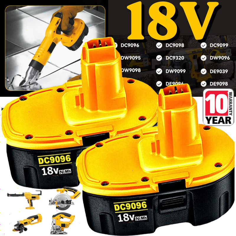 2-PACK 18V For Dewalt 18 VOLT XRP Ni-MH 7.0Ah Battery DC9099 DC9096 DC9098 NEW
