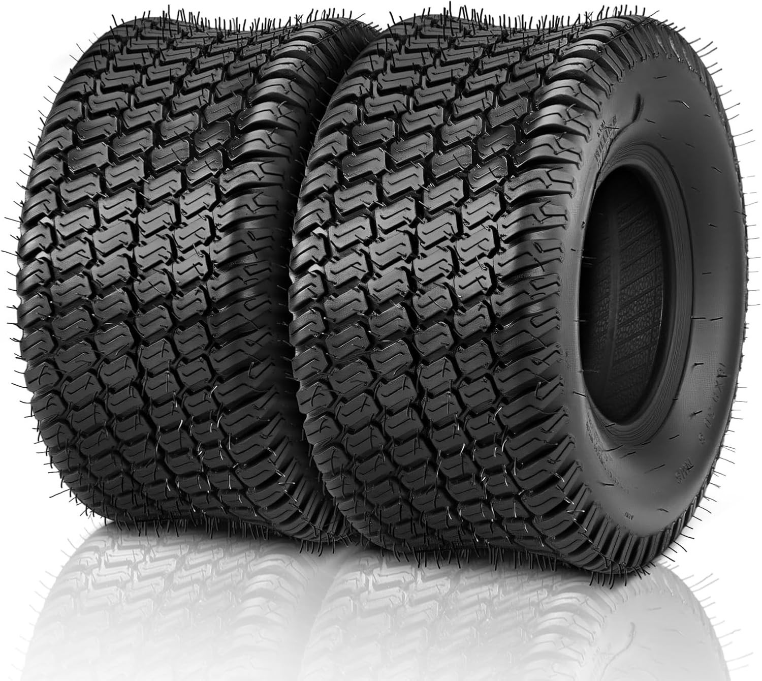 Set of 2 20×10-8 20x10x8 Lawn Mower Tractor Cart Turf Tires /4PR 1190 lbs Capac