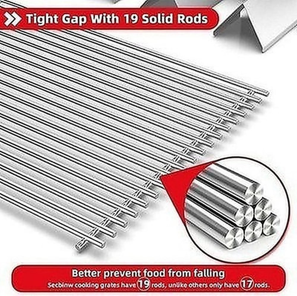 SettleDown Grill Grates 66032 Flavorizer Bars for Weber Genesis II Grill #R026