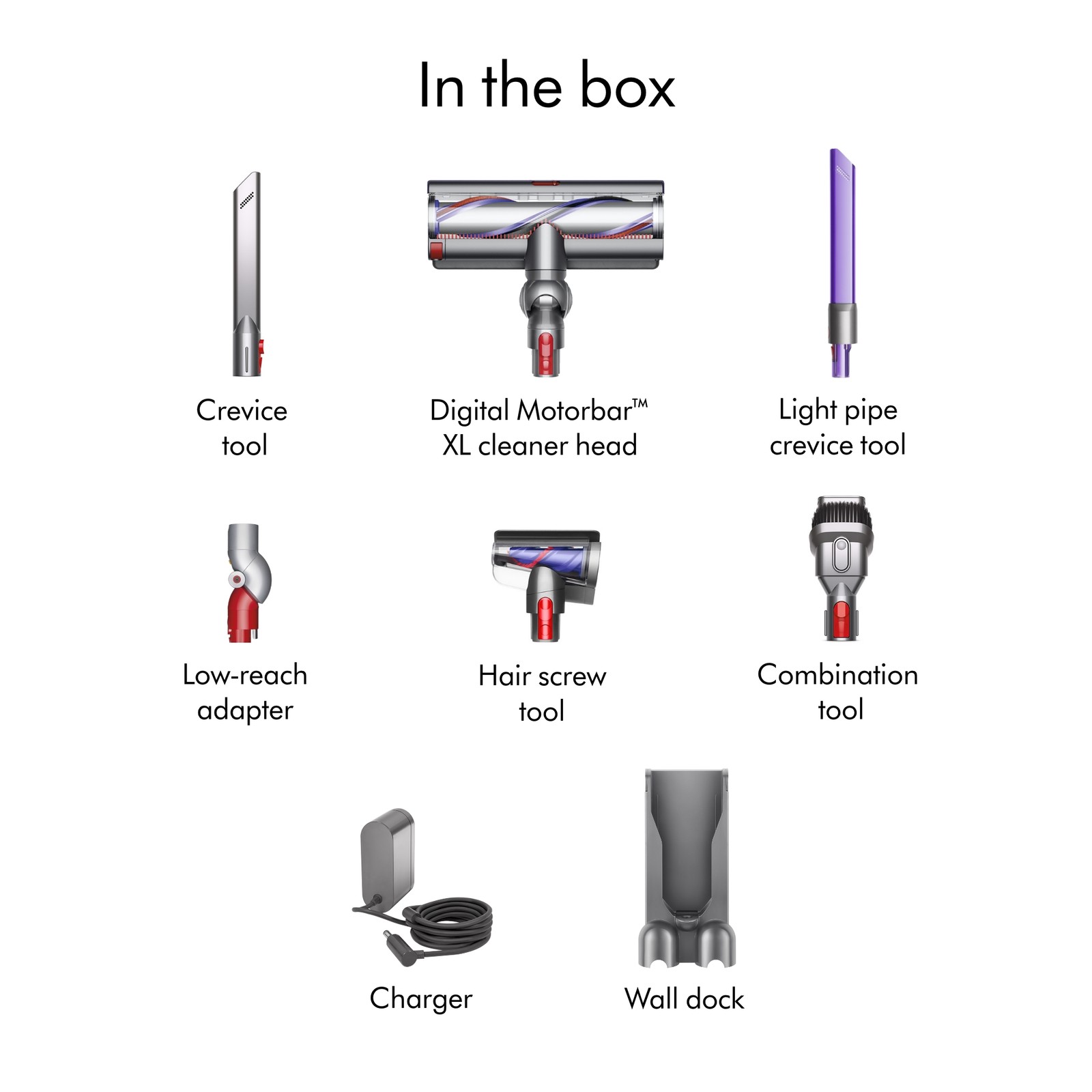 Dyson SV29 Outsize Extra Cordless Vacuum Cleaner | Nickel/Iron | Refurbished