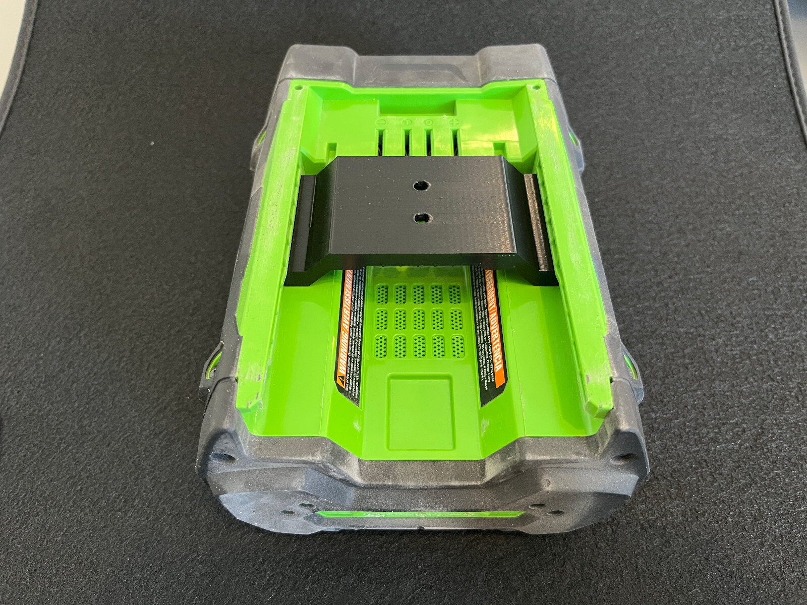8 Pack – Battery Holder Wall Mount Shelf For EGO 56V – 3D Printed